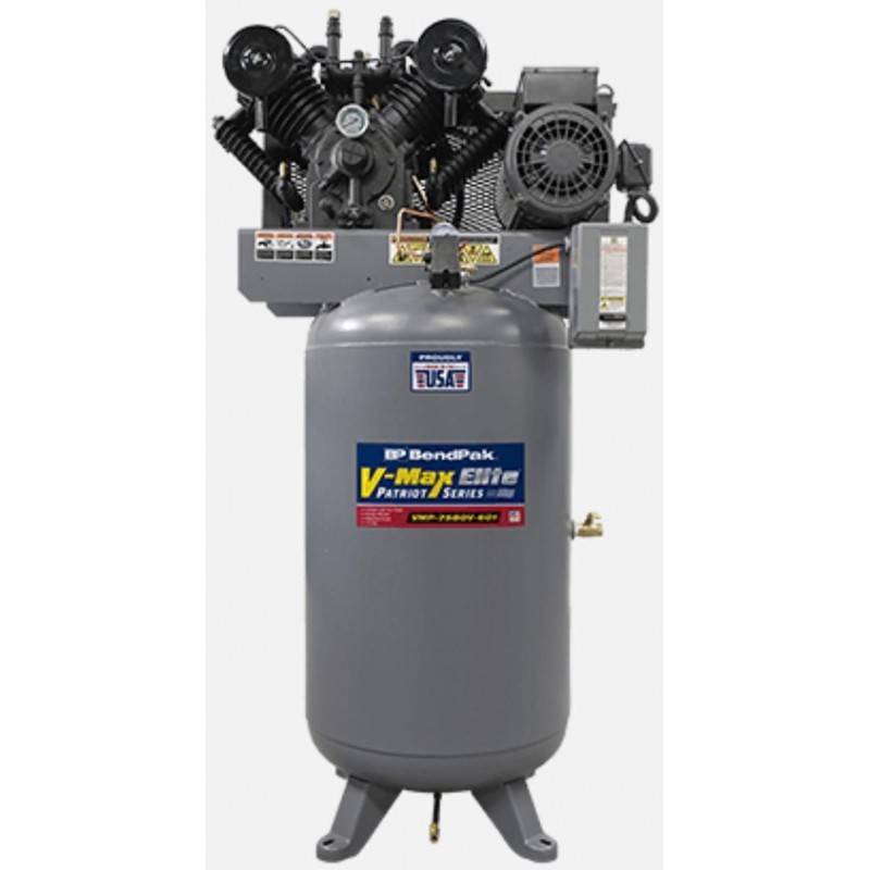 Bendpak Patriot Air Compressor 80 Gallon Vertical Tank