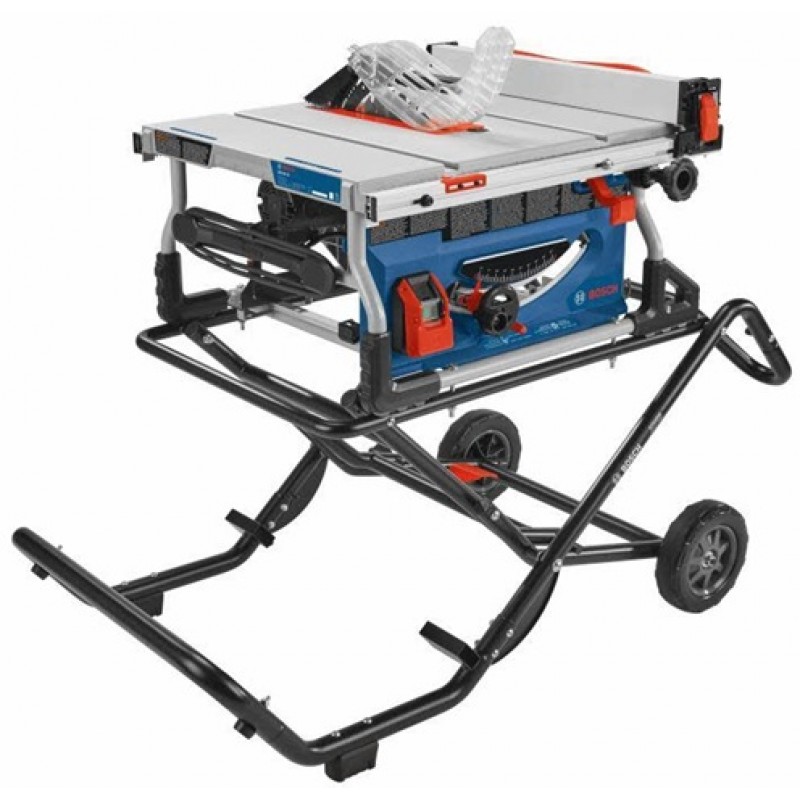 Bosch 10in Jobsite Table Saw with Gravity-Rise Wheeled Stand