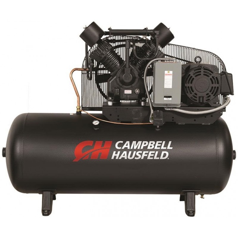 Campbell Hausfeld Air Compressor 120 Gallon 15 HP 3PH with Mag Starter