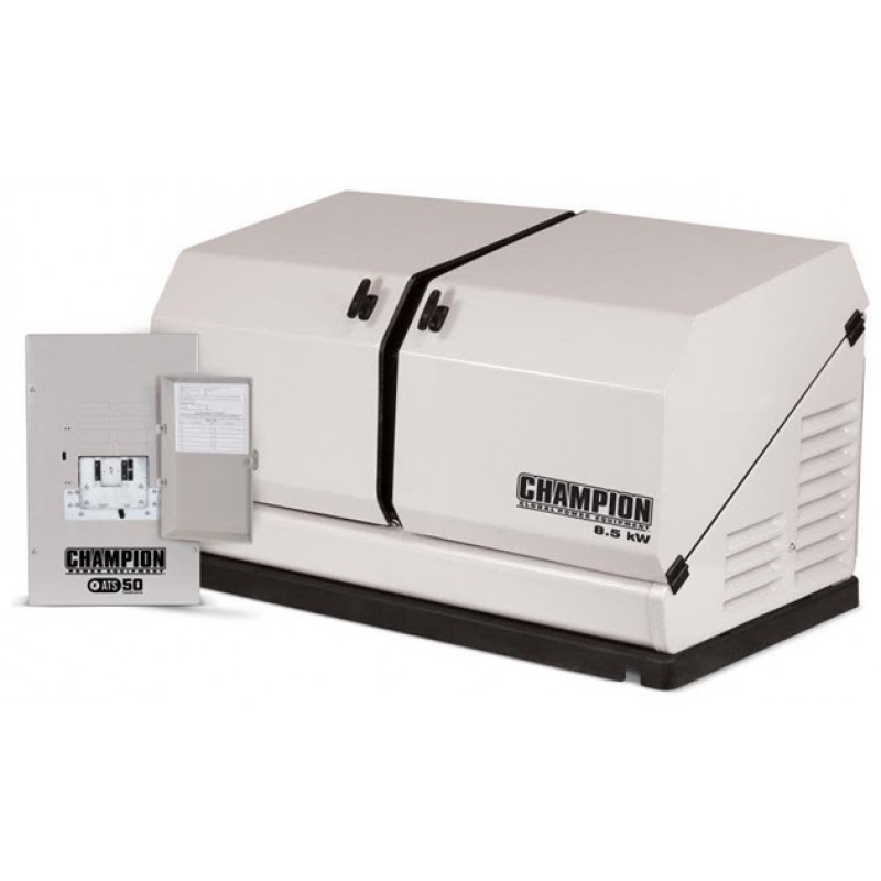 Champion Power Equipment 12.5kW Home Standby Generator with ATS100 Outdoor Rated Automatic Transfer Switch