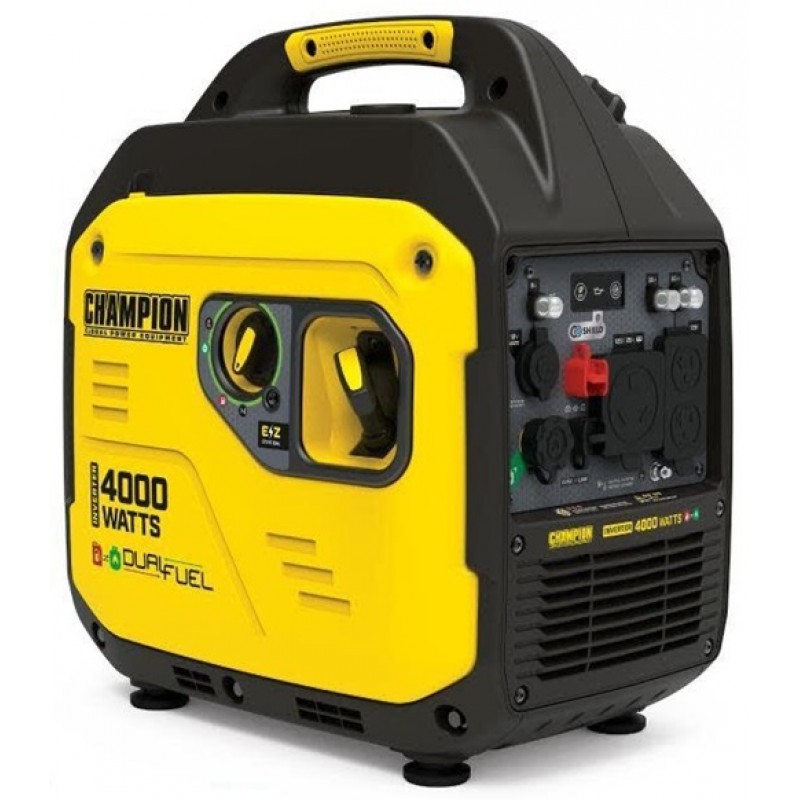 Champion Power Equipment 4000-Watt Dual Fuel RV Ready Portable Inverter Generator with Quiet Technology and CO Shield