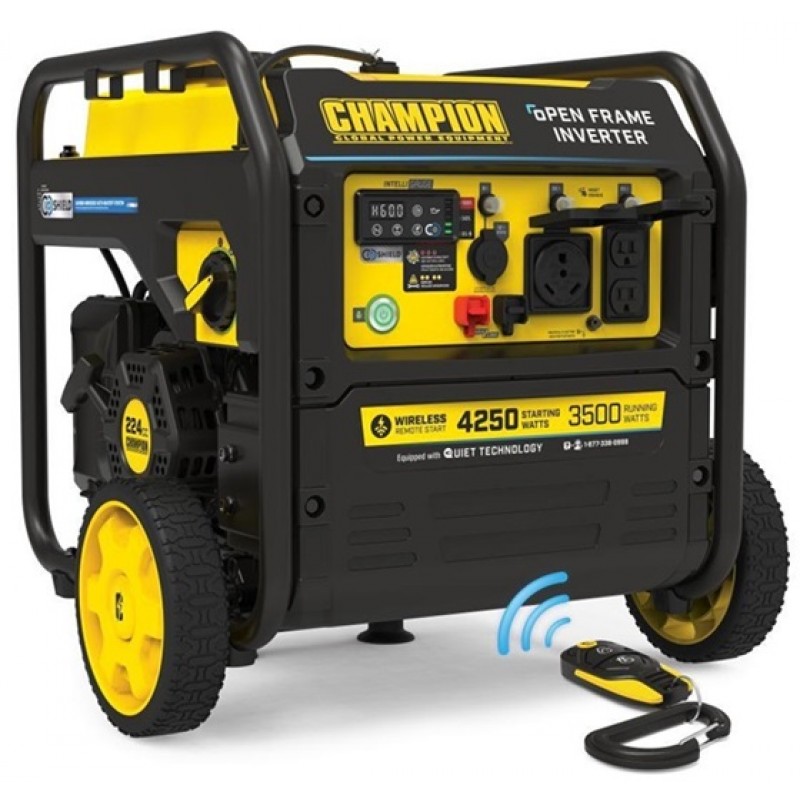 Champion Power Equipment 4250-Watt Open Frame Inverter with CO Shield and Wireless Remote Start