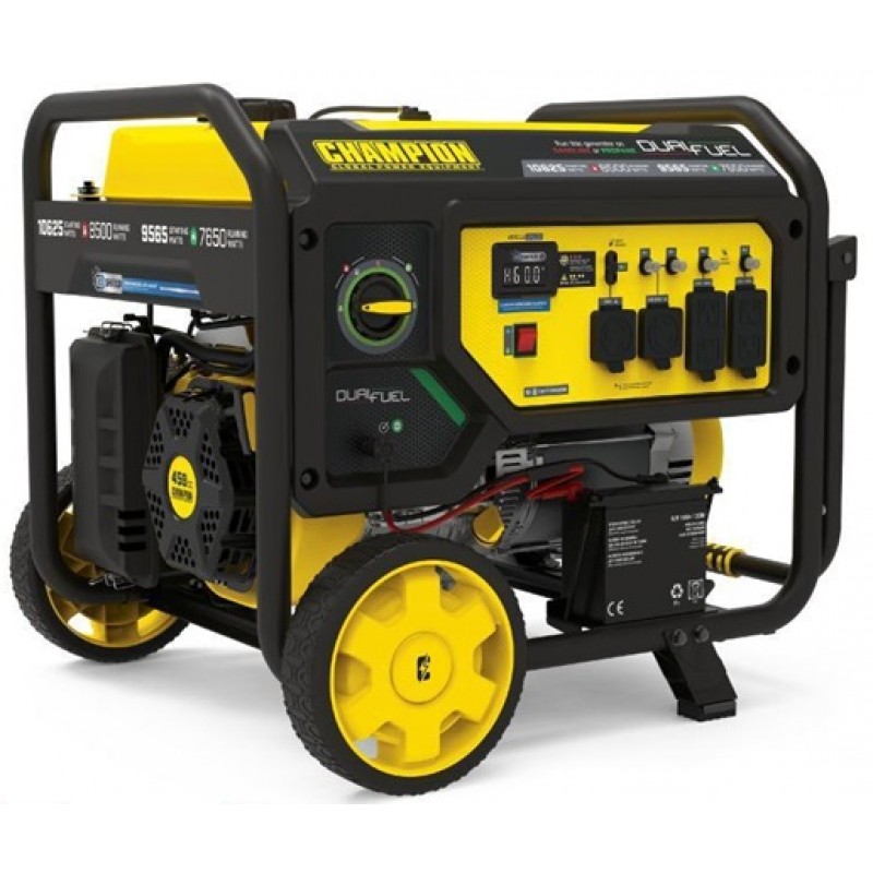 Champion Power Equipment 8500 Watt Dual Fuel Portable Generator with CO Shield