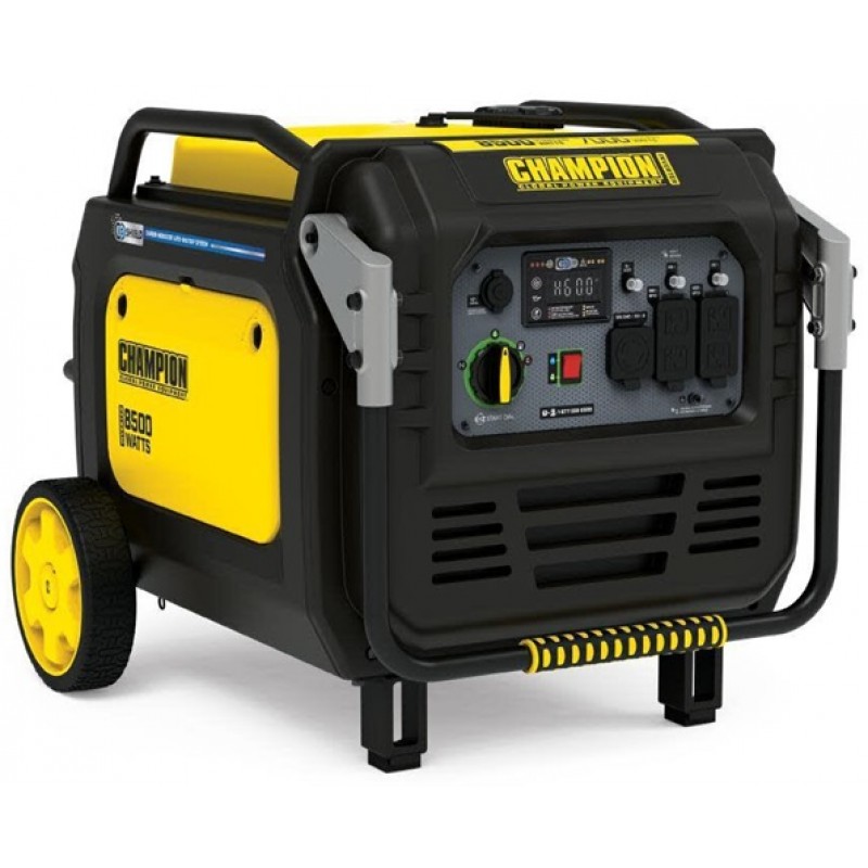 Champion Power Equipment 8500 Watt Portable Electric Start Inverter Generator with Quiet Technology and CO Shield