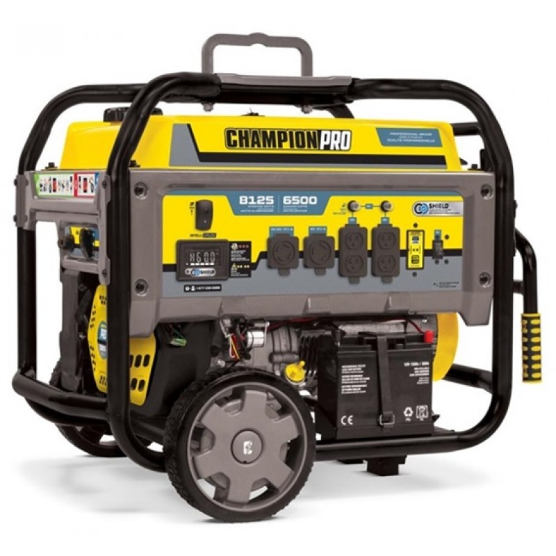 Champion Power Equipment PRO Generator 6500 Watt Professional Grade Portable with CO Shield & Electric Start