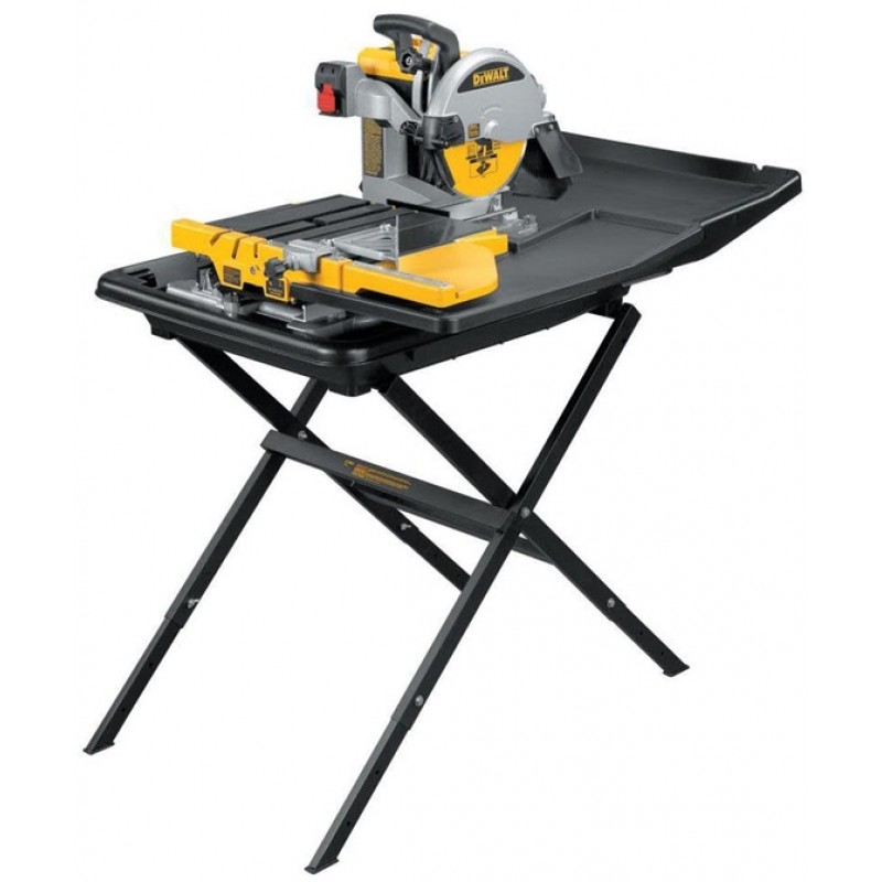 DEWALT 10 In. Wet Tile Saw with Stand