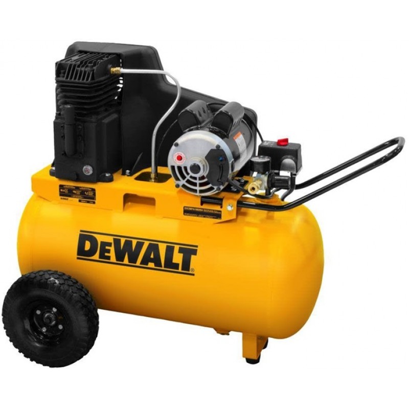 DEWALT 20-Gallon Portable 155-PSI Electric Horizontal Air Compressor