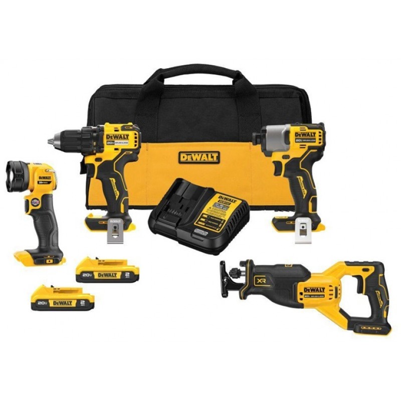 DEWALT 20V MAX 4 Tool Combo Kit