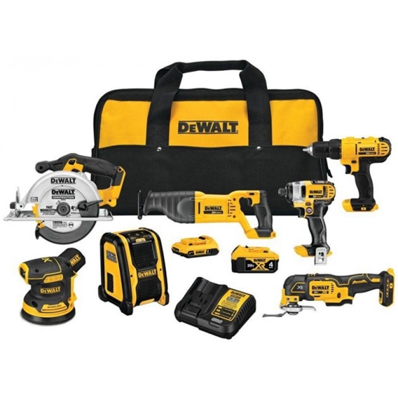 DEWALT 20V MAX 7pc Cordless Combo Kit