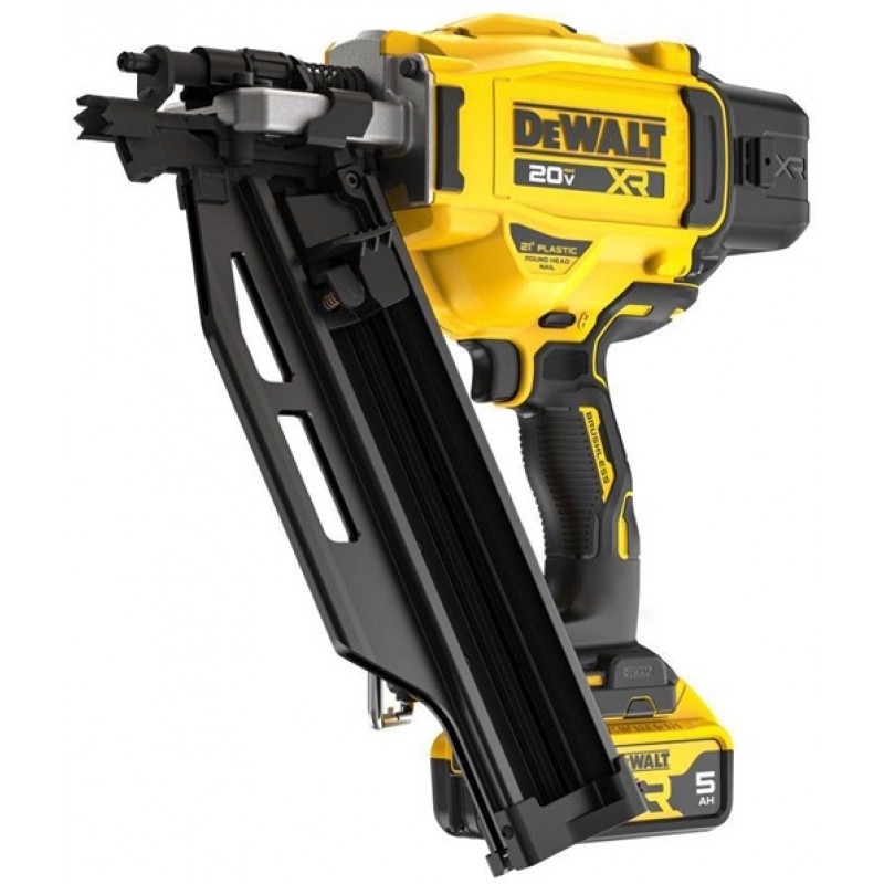 DEWALT 20V MAX Brushless 21 Degree Plastic Framing Nailer Kit