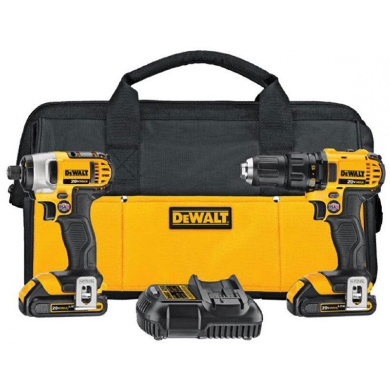 DEWALT 20V MAX Compact Drill/Driver / Impact Driver Combo Kit