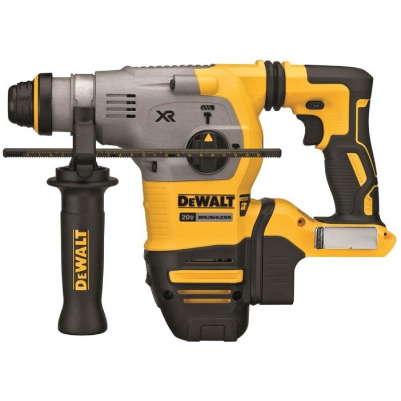 DEWALT 20V MAX XR Brushless 1-1/8-in L-Shape SDS Plus Rotary Hammer (Bare Tool)