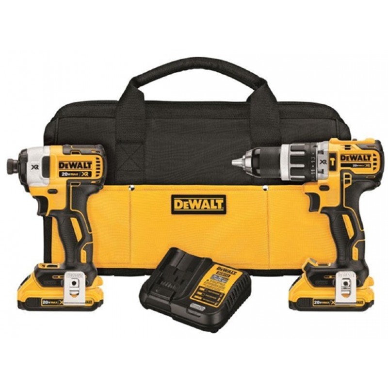 DEWALT 20V MAX XR Hammer Drill & Impact Driver Combo Kit