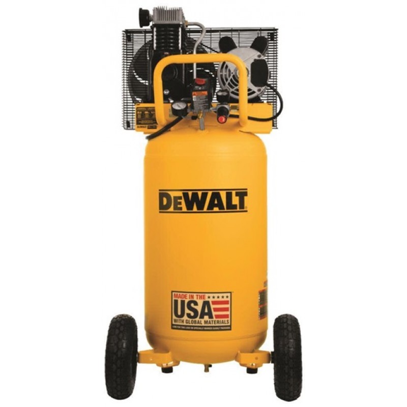 DEWALT 25 Gallon 200 PSI Portable Vertical Electric Air Compressor