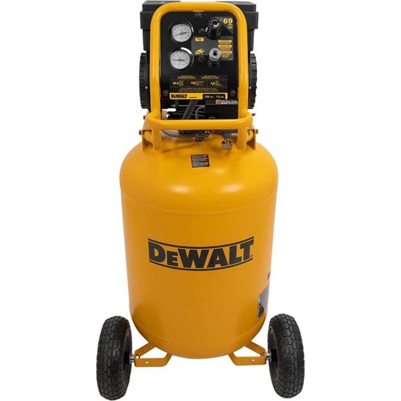 DEWALT 26 Gallon Air Compressor 1.5HP 150 PSI Portable Electric Ultra Quiet