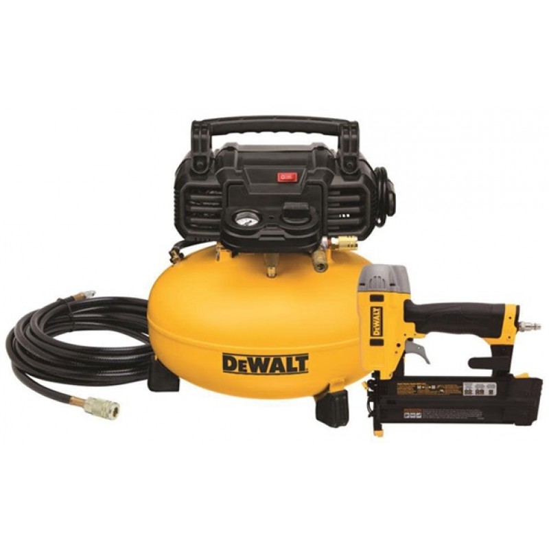 DEWALT 6 gal Pancake Compressor/ 2 In. Brad Nailer Combo Kit