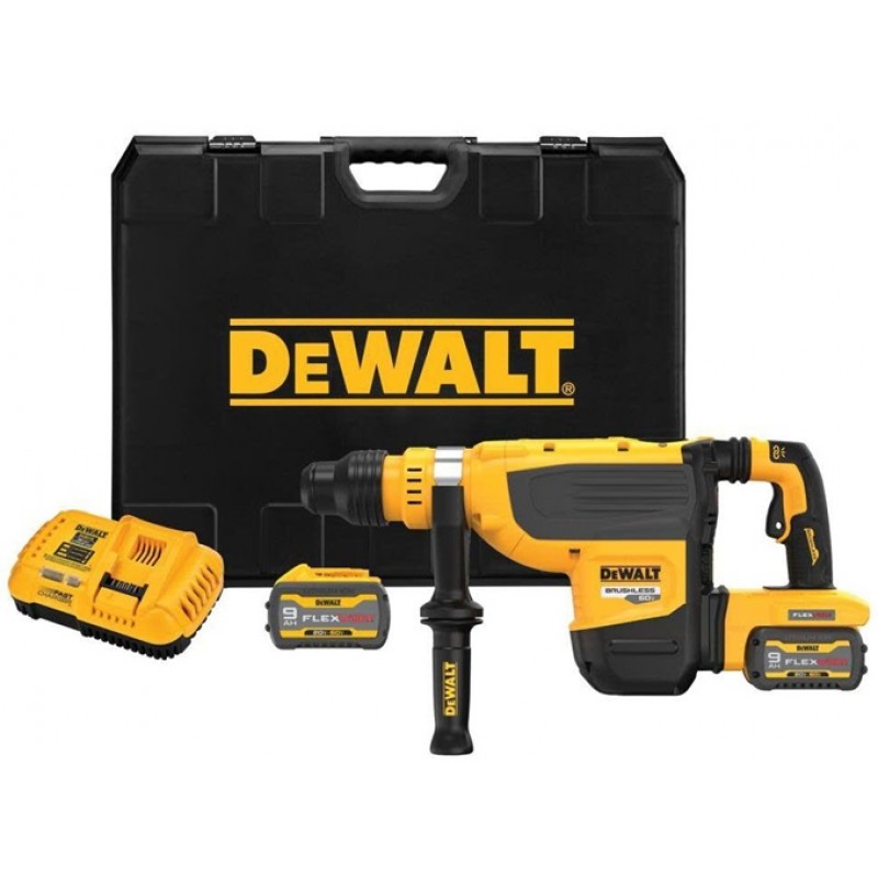 DEWALT 60V MAX Combination Rotary Hammer Kit Brushless SDS MAX 1 7/8in