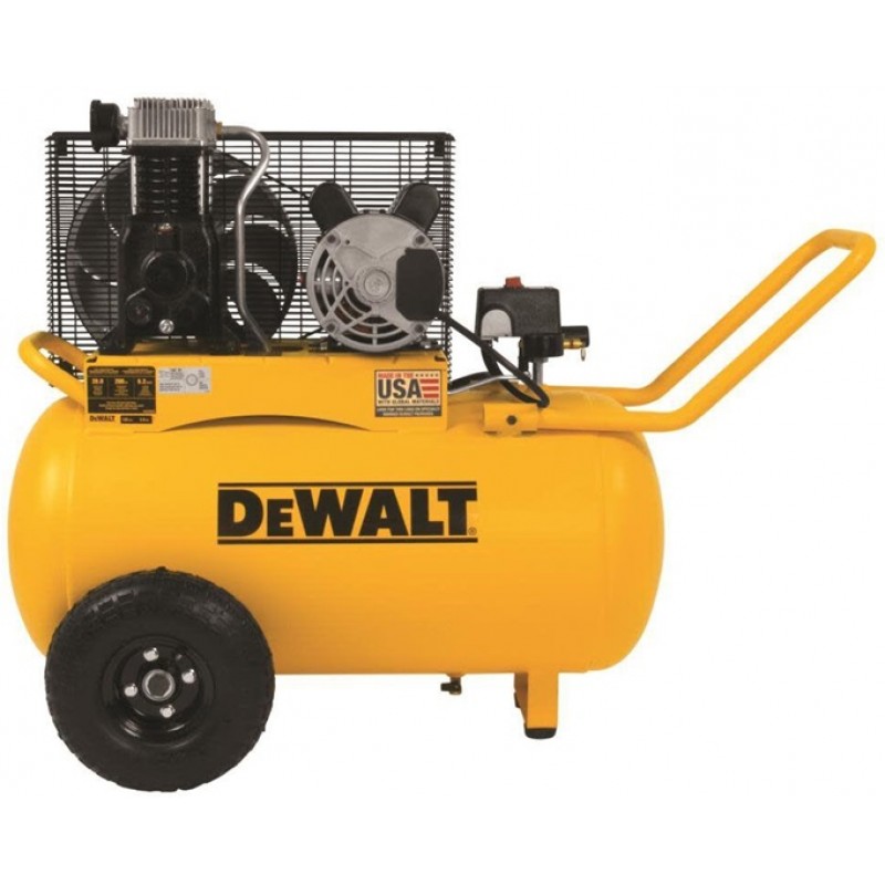 DEWALT Air Compressor Portable Horizontal Electric 20 Gallon 200 PSI