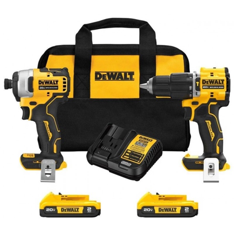 DEWALT ATOMIC 20V MAX Brushless 2 Tool Combo Kit