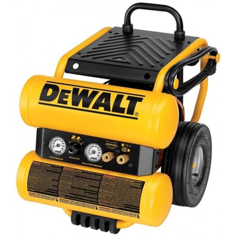 DEWALT Heavy-Duty 1.1 HP 4 Gallon Electric Air Compressor (D55154)