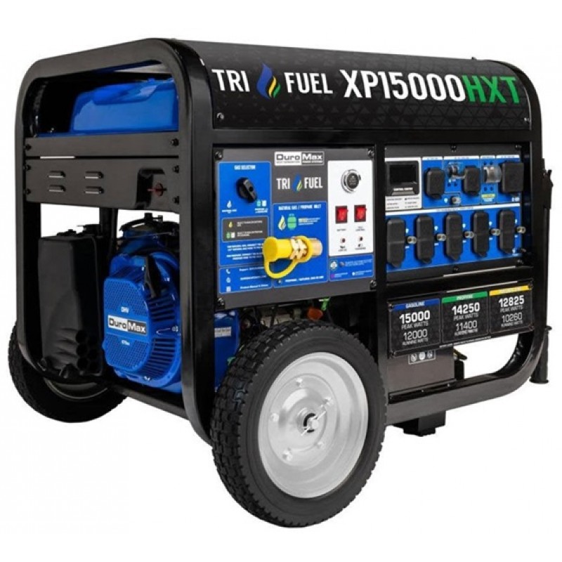 Duromax 15000-Watt Tri Fuel Hybrid Portable Generator