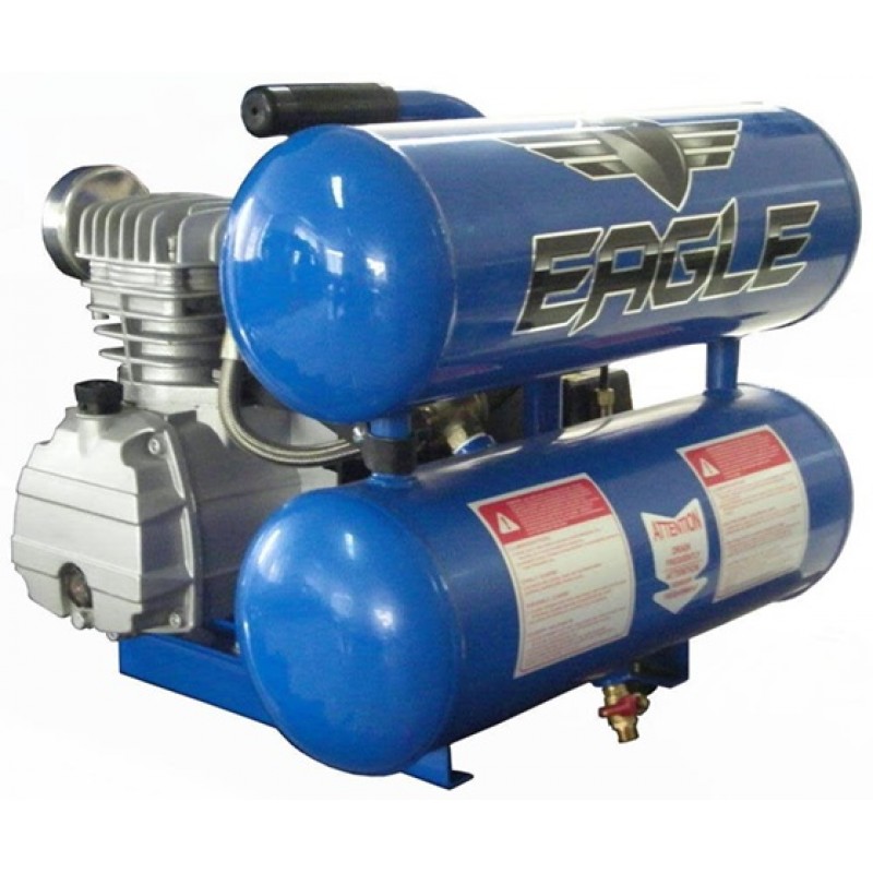 Eagle Compressor Portable Electric Twin Stack Air Compressor 4.2 Gallon