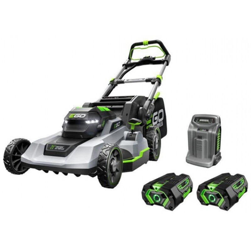 EGO 21 Inch Self-Propelled Mower Touch Drive with 4.0Ah Battery 2pk & Rapid Charger