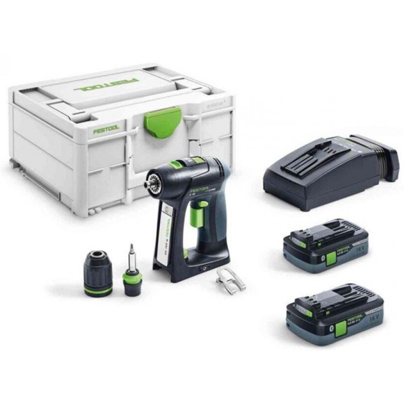 Festool 18V Cordless Drill CXS HPC4,0 I-Set