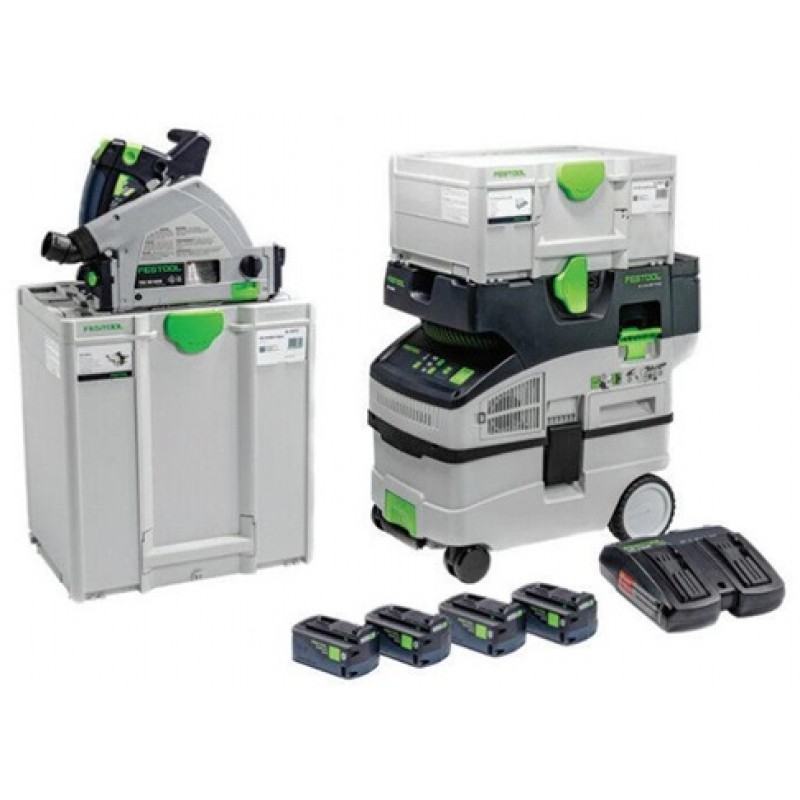 Festool 18V Track Saw & Dust Extractor Combo Kit