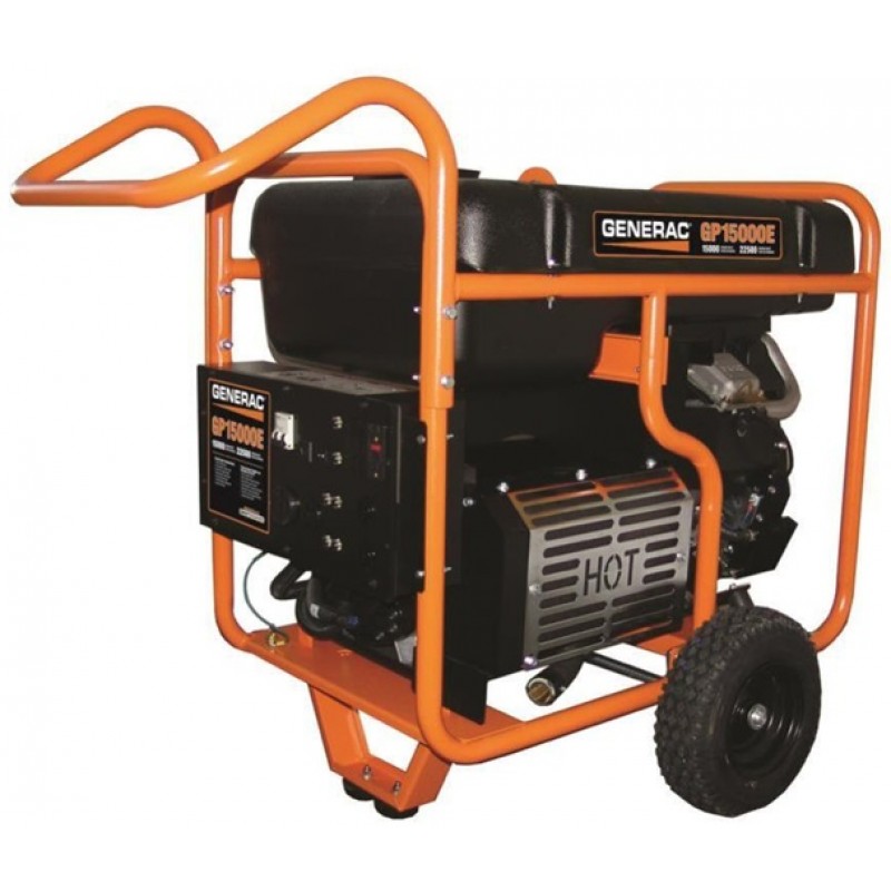 Generac GP 15000-Running-Watt Portable Generator with Engine