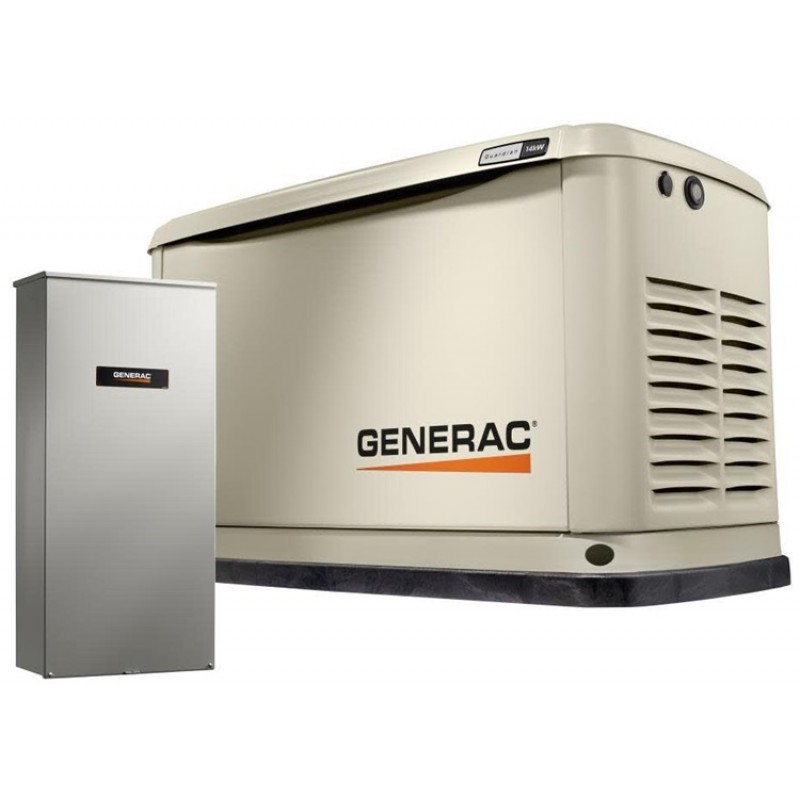 Generac Guardian 14kW Home Backup Generator with Whole House Switch WiFi-Enabled