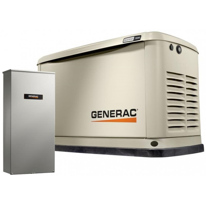 Generac Guardian 18kW Home Back Up Generator with Whole House Switch WiFi-Enabled