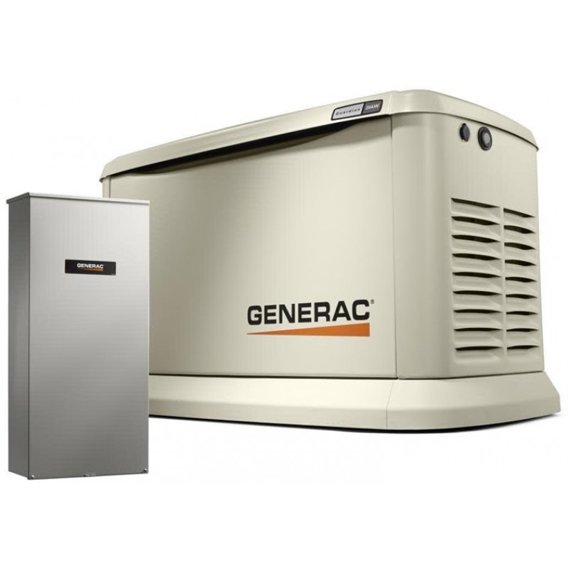 Generac Guardian 26kW Air-Cooled Standby Generator with Whole House Switch Wi-Fi Enabled