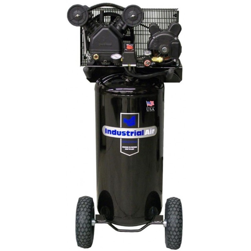 Industrial Air Compressor 1.6 HP 20 Gallon Portable Cast Iron Belt Drive