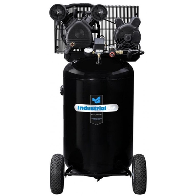 Industrial Air Compressor 1.6 HP 30 Gallon Vertical Portable V-Twin