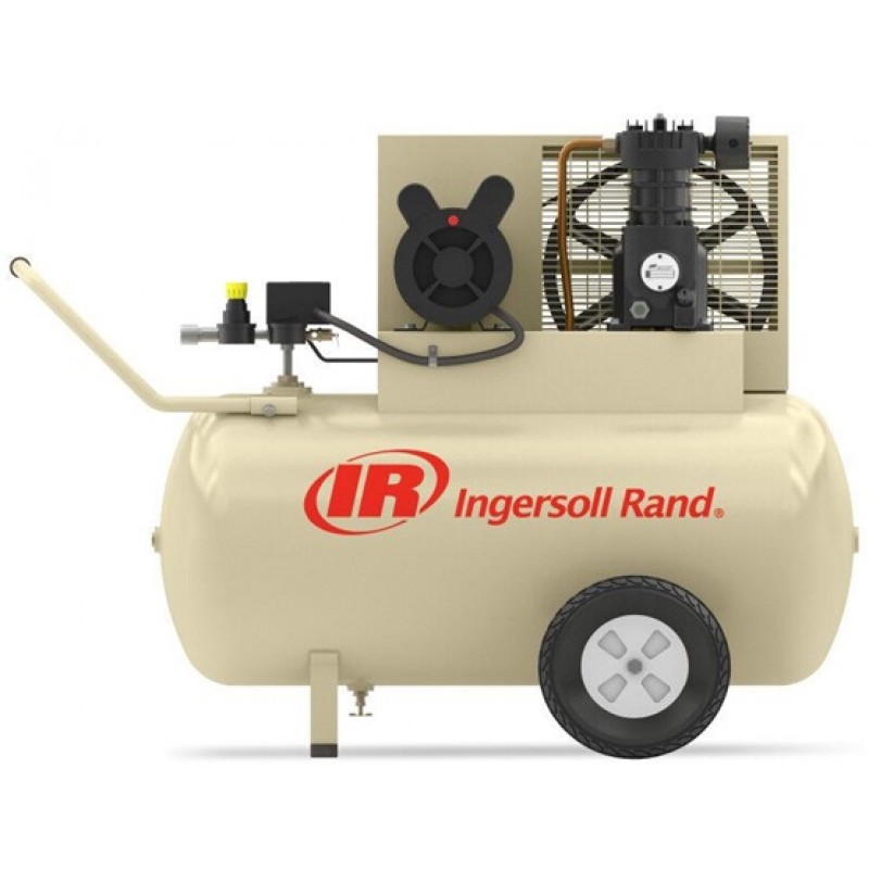 Ingersoll Rand 30 Gallon Horizontal Portable 2HP Reciprocating Air Compressor