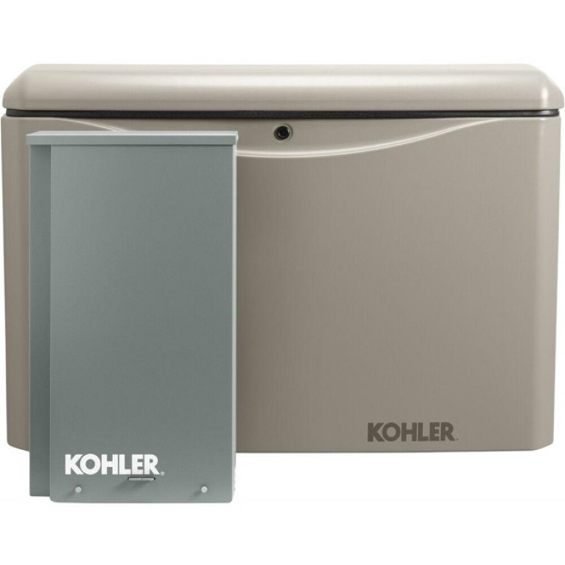 Kohler Power 120/240V 26 kW NG/LPG 1-Phase Home Standby Generator with Switch