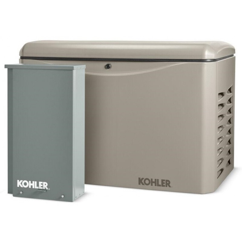 Kohler Power 14kW Home Standby Generator with 200-AMP Automatic Transfer Switch & Load Shed