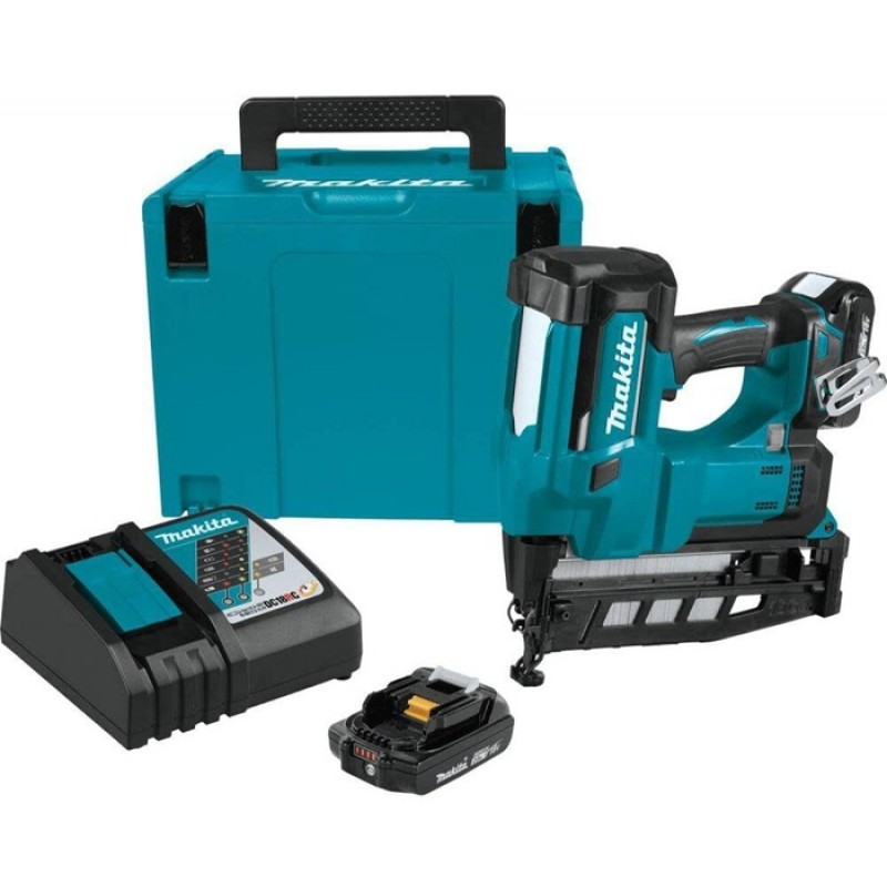 Makita 18V LXT 2 1/2in Straight Finish Nailer Kit 16 Gauge