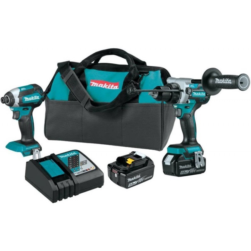 Makita 18V LXT 2pc Combo Kit Lithium Ion Brushless Cordless