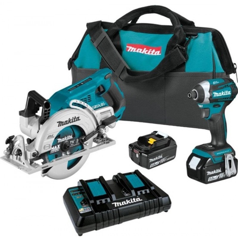 Makita 18V LXT 2pc Combo Kit Lithium Ion Brushless Cordless