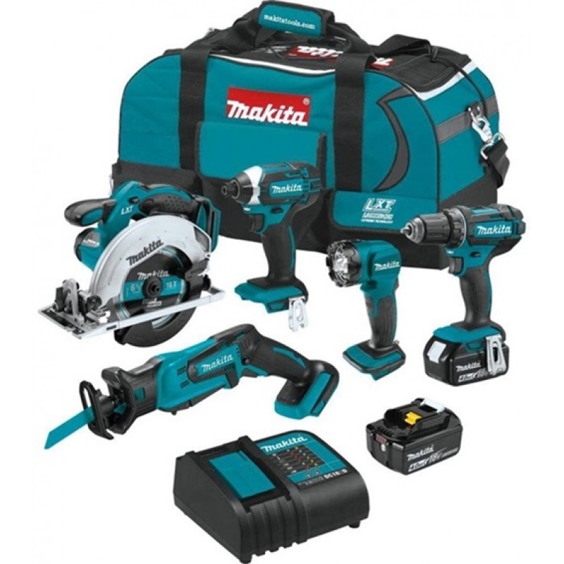 Makita 18V LXT 5 Piece Cordless Combo Kit