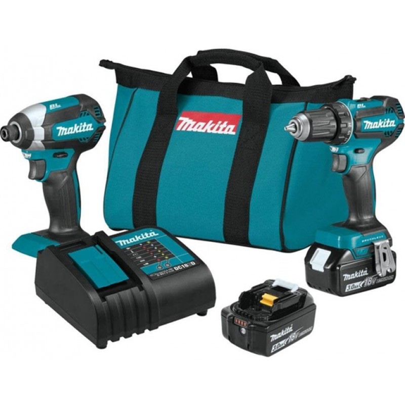 Makita 18V LXT Lithium-Ion Brushless Cordless 2-Pc. Combo Kit (3.0Ah)