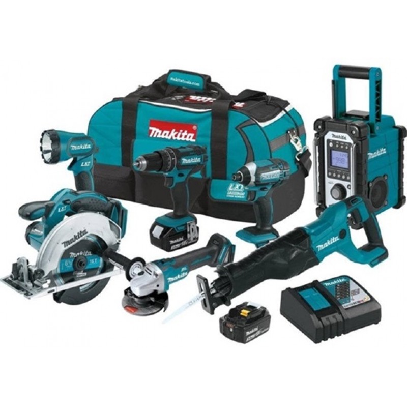 Makita 18V LXT Lithium-Ion Cordless 7-Pc. Combo Kit (3.0Ah)