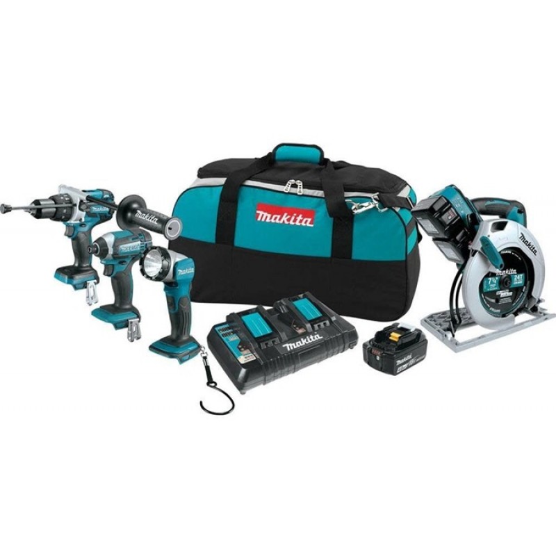 Makita 18V X2 (36V) LXT Lithium-Ion Cordless 4-Piece Combo Kit