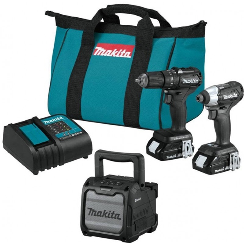 Makita 18VLXTSub-Compact 3 Piece ComboKit