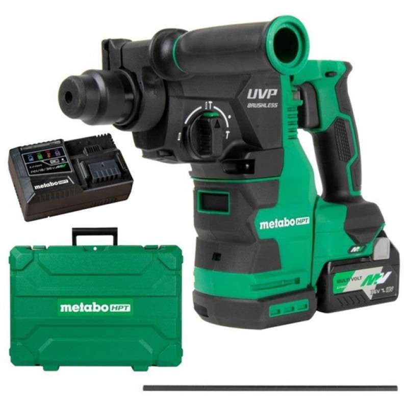 Metabo HPT 36V MultiVolt 1-1/8 Inch SDS Plus Rotary Hammer with UVP