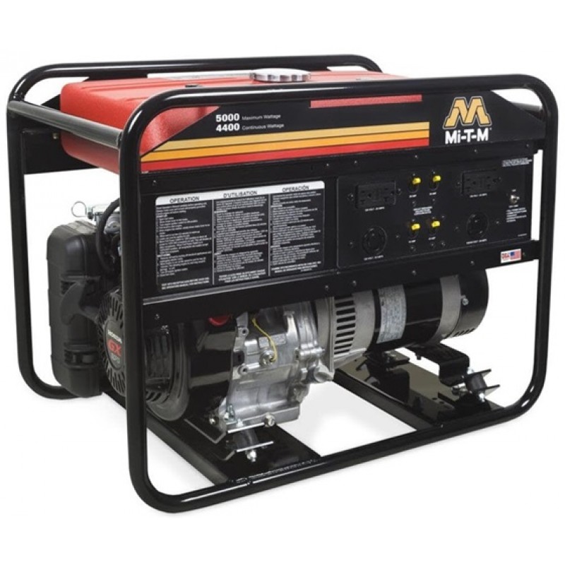 Mi T M 5000 watt Gas Generator with Honda Engine