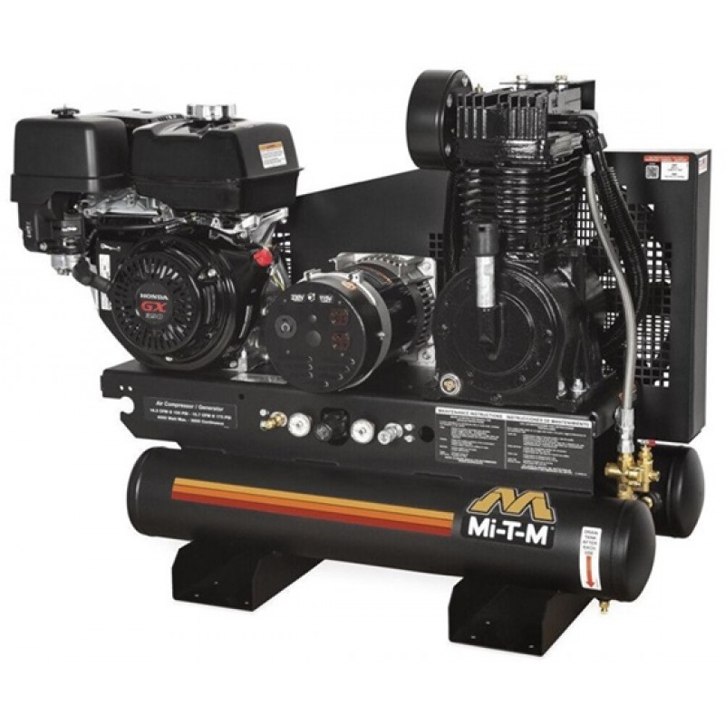 Mi T M Gas Air Compressor/Generator 8 Gallon