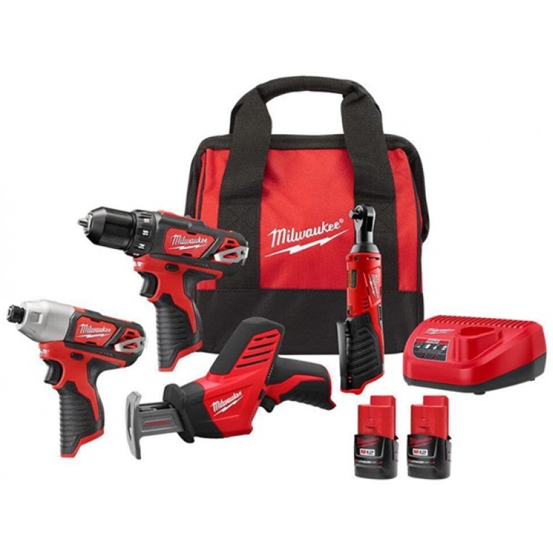 Milwaukee M12 4-Tool Combo Kit